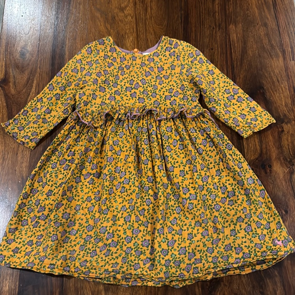 Pink Chicken 4Y Gold and Purple Dress